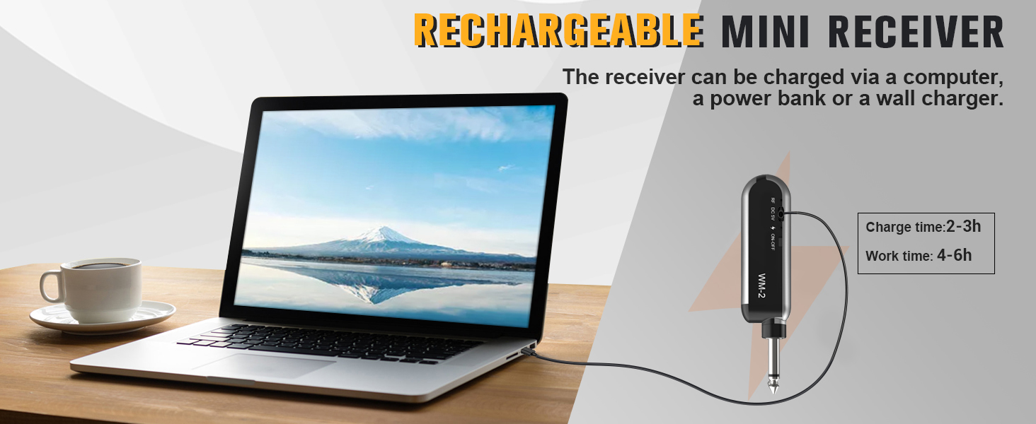 rechargeable mini receiver