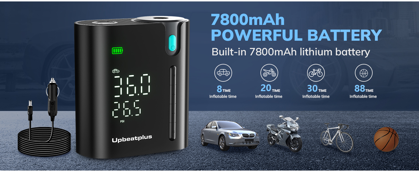 tire inflator portable air compressor