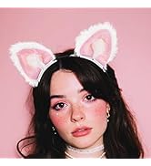Aceorna Cat Ears Headband Cute Furry Hairband Soft Neko Ears Headpiece Cat Hair Accessories for W...