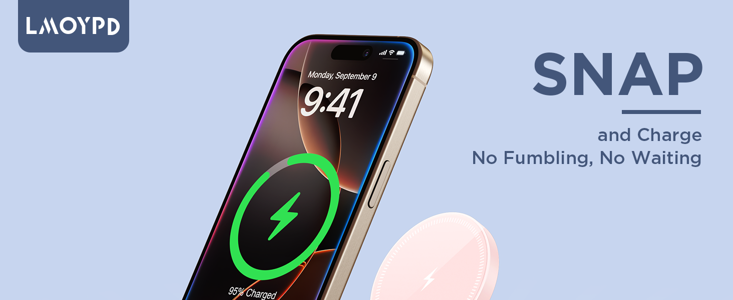 wireless charger pink