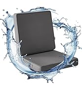 IPYNBAP Outdoor Chair Cushion Set 24 x 24 x 4 Inch, Waterproof &amp; Fade Resistant Patio Furniture C...