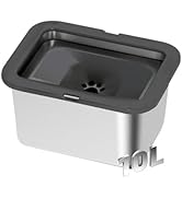 Marchul 10L No Spill Water Bowl for Dogs Stainless Steel, Anti Slip Slow Water Bowl for Large Dog...