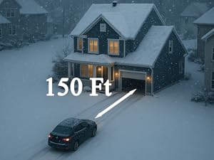 Stable signal performance in snowy conditions.