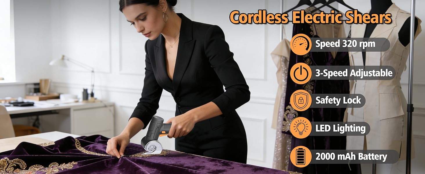 Cordless Electric Scissors