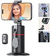 Auto Face Tracking Tripod with Remote - 360° Rotation Auto Tracking Phone Holder Smart Tracking P...