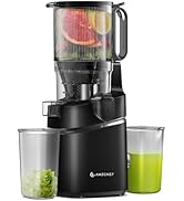 AMZCHEF Juicer Machines, 5.8" Extra Self-Feeding Cold Press Juicer for Whole Vegetable &amp; Fruit, J...