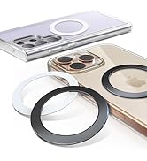 4Pcs Metal Ring for Magsafe Sticker: Ultra-Thin(0.3mm) Mag Safe Adapter for Magnetic Pop Socket P...