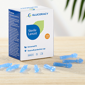 100 Counts 30G Twist Cap Lancets 