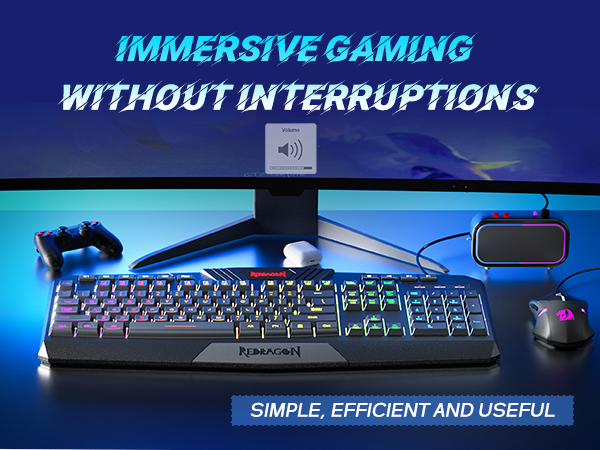 Quick Control gaming Keyboard and mouse