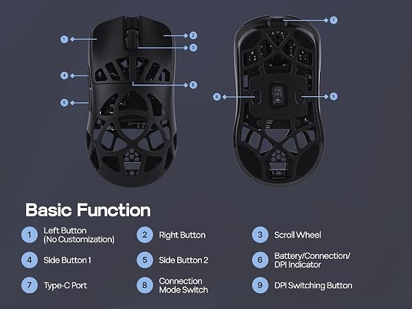wireless gaming mouse