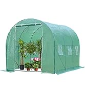 Greenhouse Walk-in Green House Greenhouse Kit with Observation Windows for Outdoor Plants Growing...