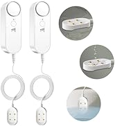 Daytech 3in1 Water Alarm for Basements with 6.5ft Detection Cable Water Sensor for Bathroom Water...