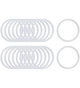Chinflly Silicone Jar Gaskets,10 PCS 3.4 Inch Rubber Seals Rings,Silicone Replacement Gasket for ...