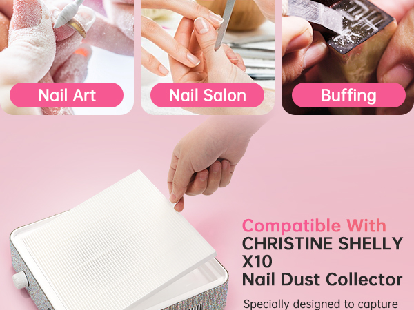 nail dust collector sheets X10