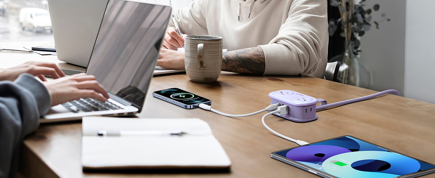 Orico 4FT Purple Power Strip