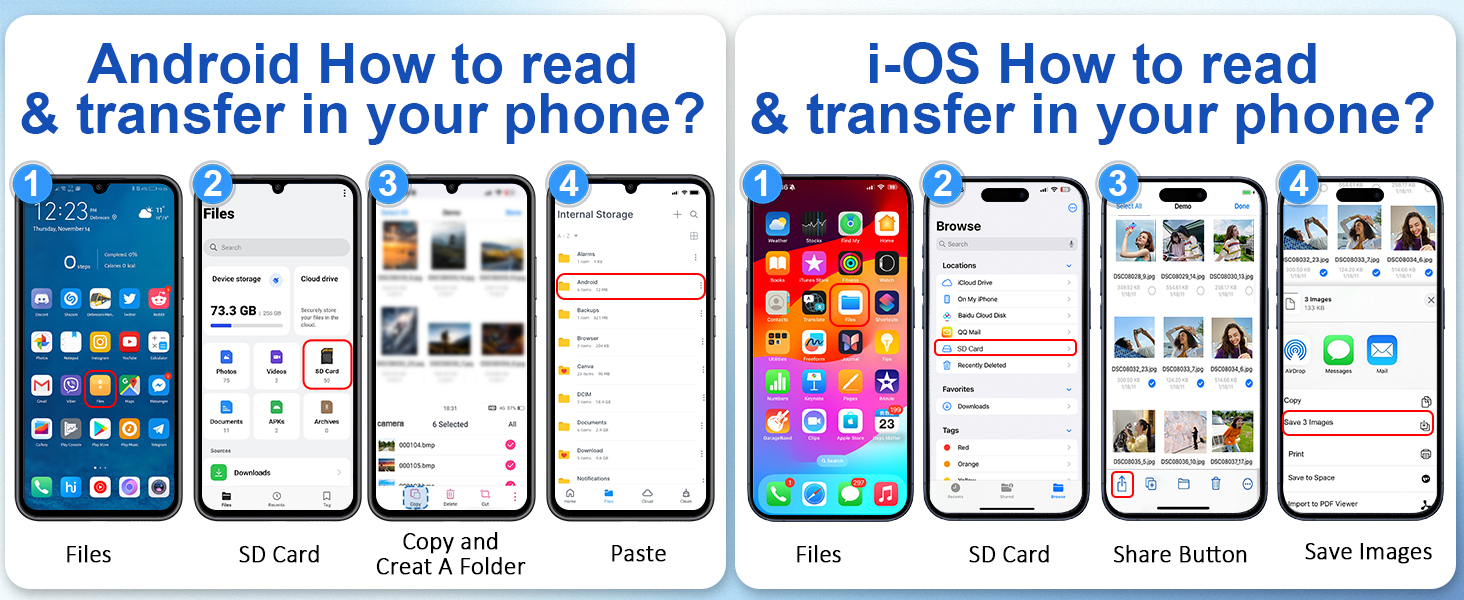 sd card reader for iphone