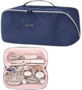 Leudes Hair Tools Travel Bag for Shark Flexstyle Portable Shark Hair Air Wrap Dryer Case (Navy Blue)