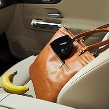 Portable label maker fitting into purse