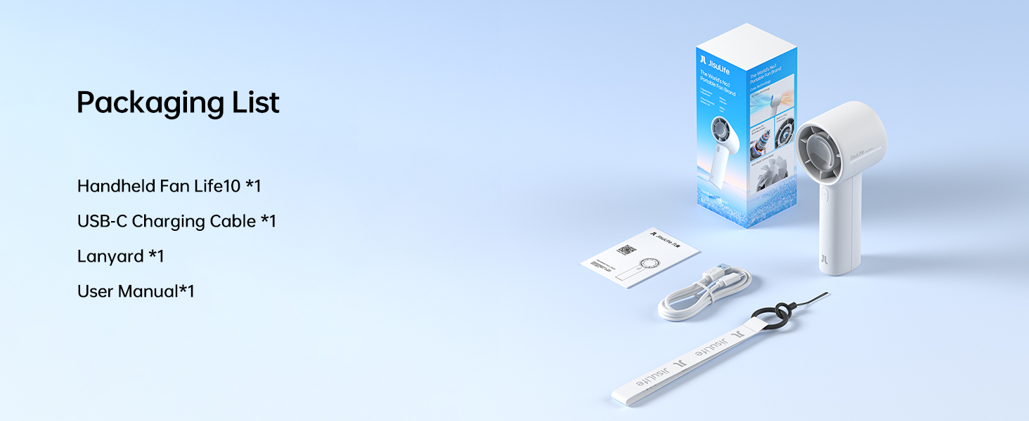 jisulife handheld mini fan