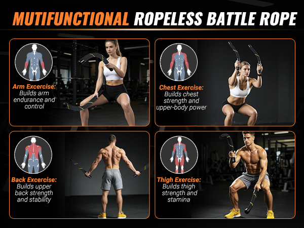 Ropeless Battle Ropes
