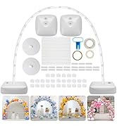 Balloon Arch Kit, Adjustable 10FT Wide &amp; 8FT Tall Balloon Arch Stand Kit with Water Fillable Base...