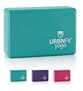 URBNFit Yoga Block - 1PC - Moisture Resistant High Density EVA Foam Block - Improve Balance and F...