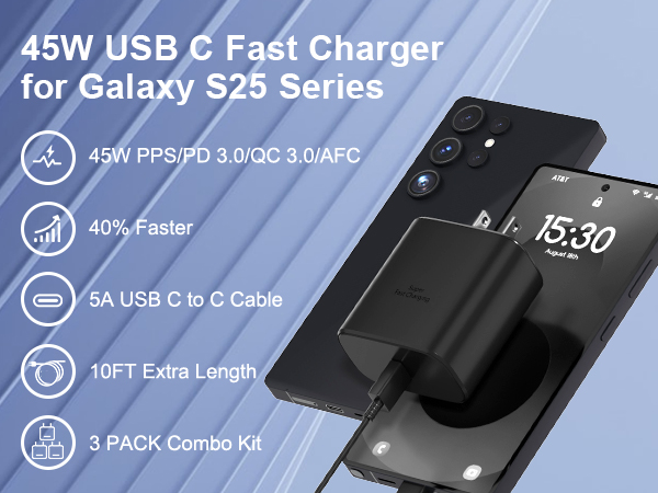 45w usbc fast chrger