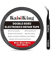 Kaisiking 5mm x 50M LCD Repair Tape for Phone Screen, Adhesive Tape with 1 Tweezers for Cell Phon...