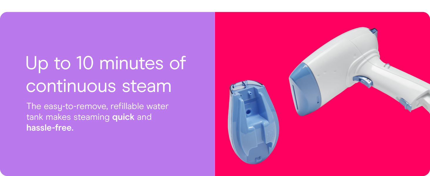 Conair garment steamer clothes turbo extreme steam fabric cloth handheld attachments wrinkle remove