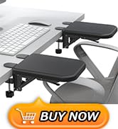 NODOCA Arm Rest for Desk, Ergonomics Wrist Rest, Desk Extender, Soft Sponge Built-in, Comfortable...