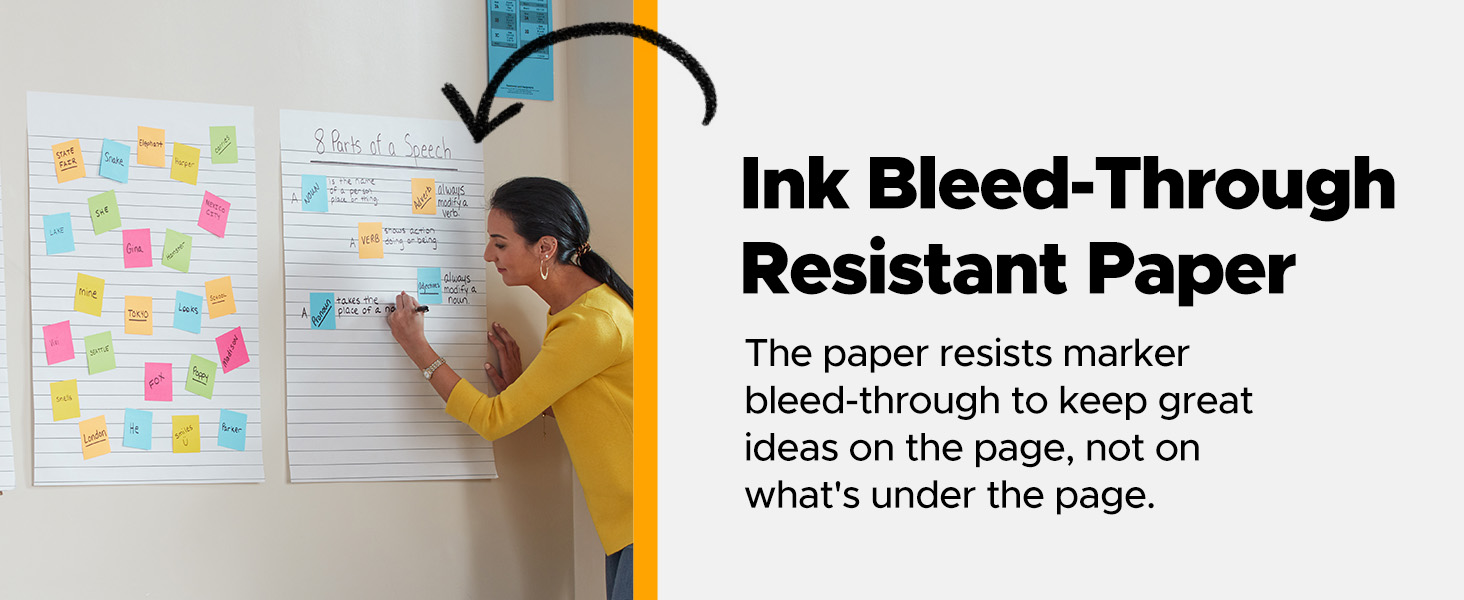 Ink bleed-through resistant paper