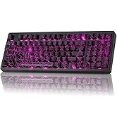 ZORNHER ZH980 Wireless Mechanical Keyboard,95% Creamy Keyboard with Number Pad,Hot-Swappable Cust...