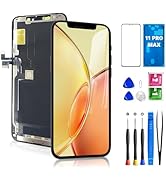 for iPhone 11 Pro Max Screen Replacement, 6.5 inch LCD Display 3D Touch Full HD Digitizer Frame A...
