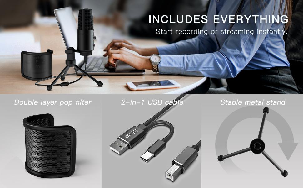 3 usb microphone for laptop