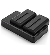 LORDONE NP-F550 Battery, 2-Pack 2600mAh NP F550 Battery and Dual USB Charger Set for Sony NP F970...