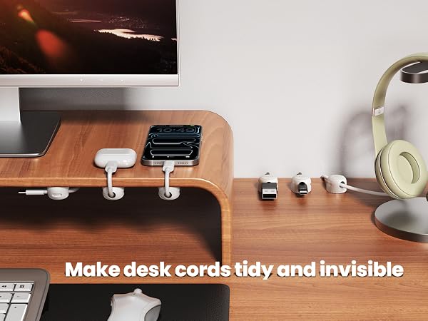 cord holder for nightstand