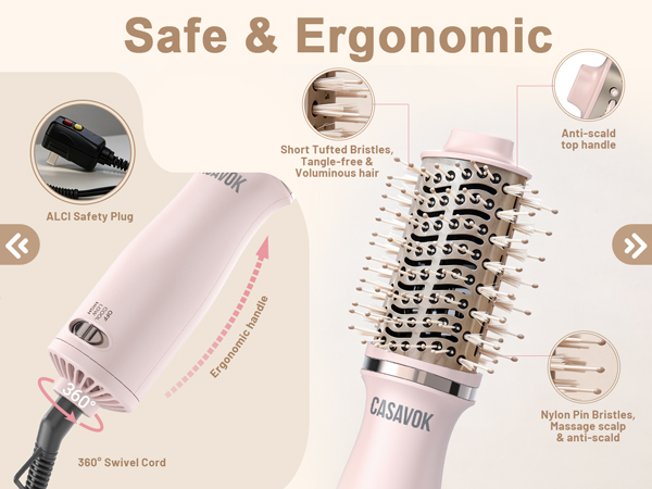 Blow Dryer Brush for Short Hair