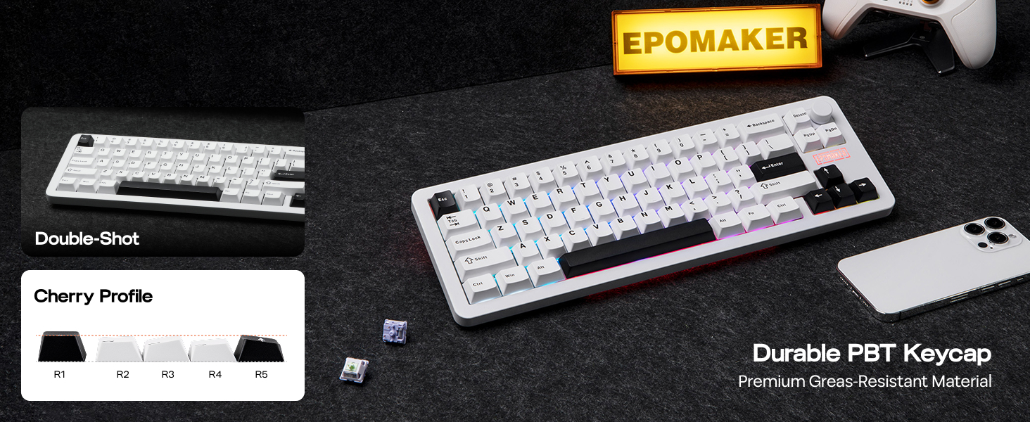 Galaxy68 Wireless Mechanical Keyboard in Aluminum with QMK/VIA Support