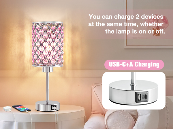 pink lamp