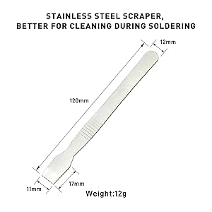 Small Metal Scraper Tool, Non-Scratch Cleaning Tool