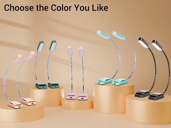 rechargeable book light clip on
