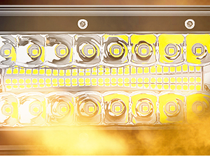 12 Inch 300W Triple Row Flood Spot Combo 30000LM Led Off Road Lights