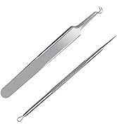 FIXBODY Blackhead and Splinter Remover Tools - Stainless Steel Professional Easily Cure Pimples W...