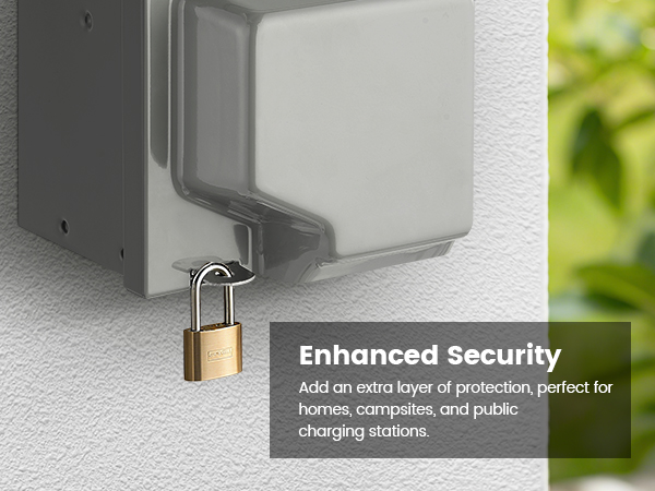 30 amp RV Outlet Box with Breaker