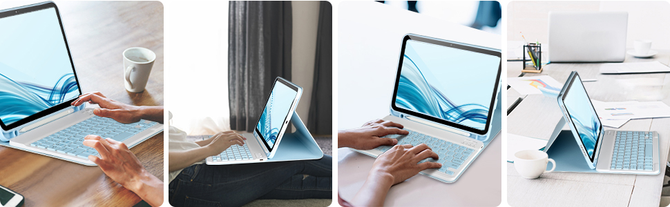 Keyboard case for Samsung Tab S9 FE 