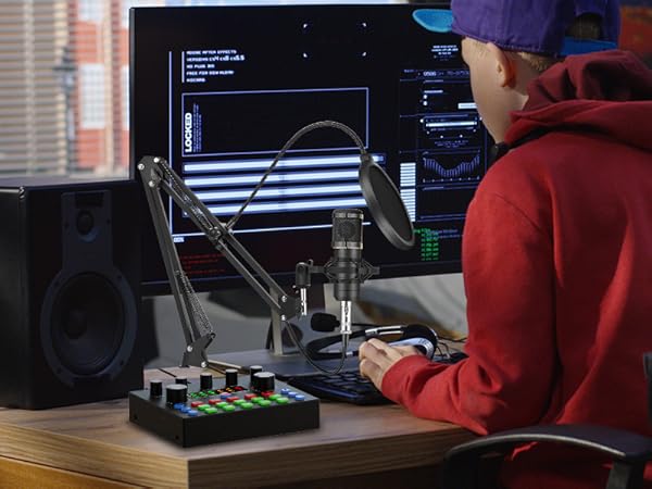 Podcast Equipment Bundle for 2, Podcast Equipment Bundle, Audio Interface, podcast equipment