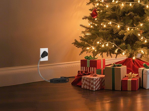 flat extension cord decoration