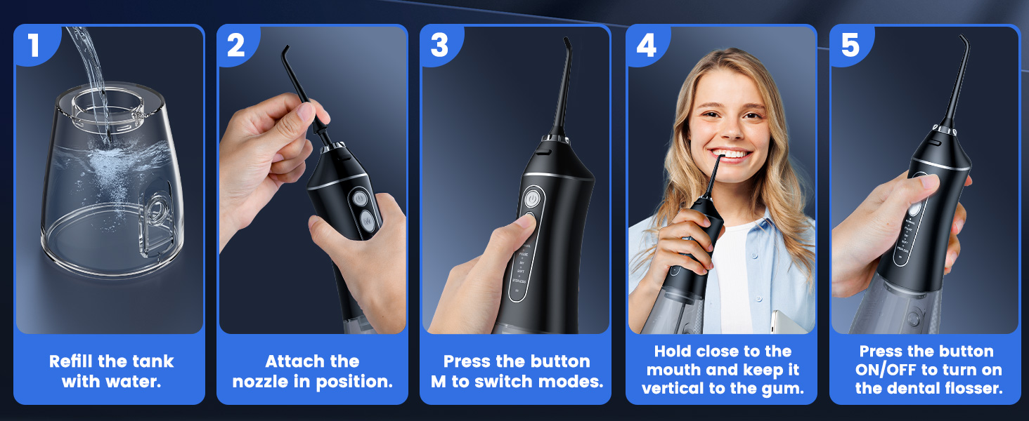 water dental flosser