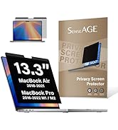 SenseAGE Magnetic Privacy Screen Filter for MacBook Air 13.3 Inch, Easy On/Off Anti-Blue Light Pr...