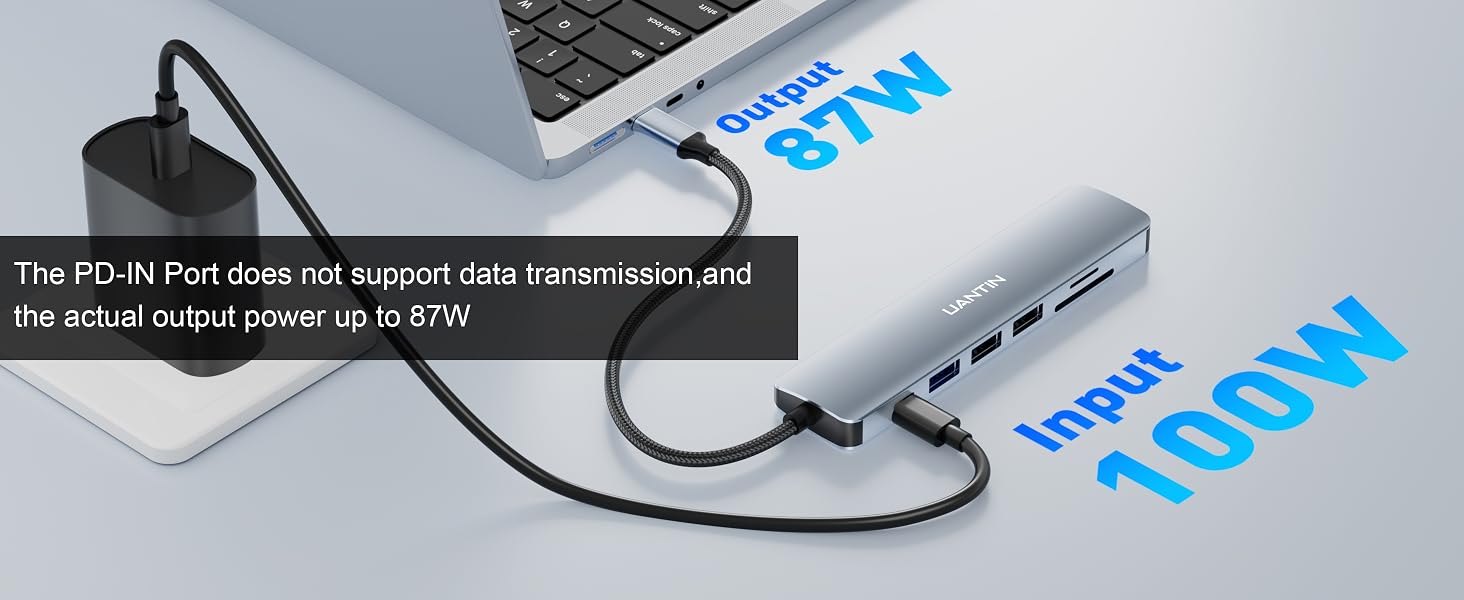 USB C HUB 100W